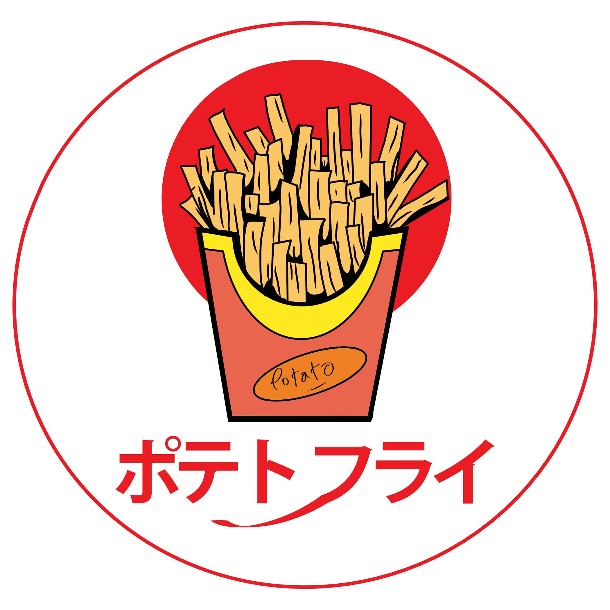 Mustang Potato Fries Logo